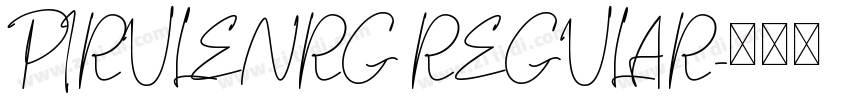 PIRULENRG REGULAR字体转换